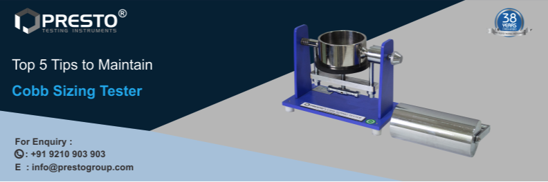 Top 5 Tips to Maintain Cobb Sizing Tester